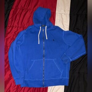 Polo zip up hoodie